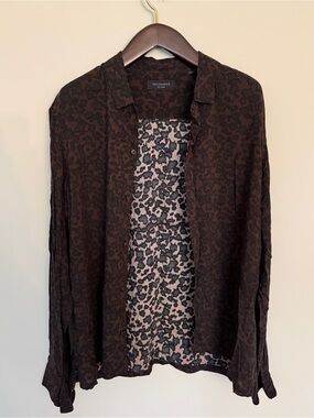 Allsaints Leopardone Print Shirt